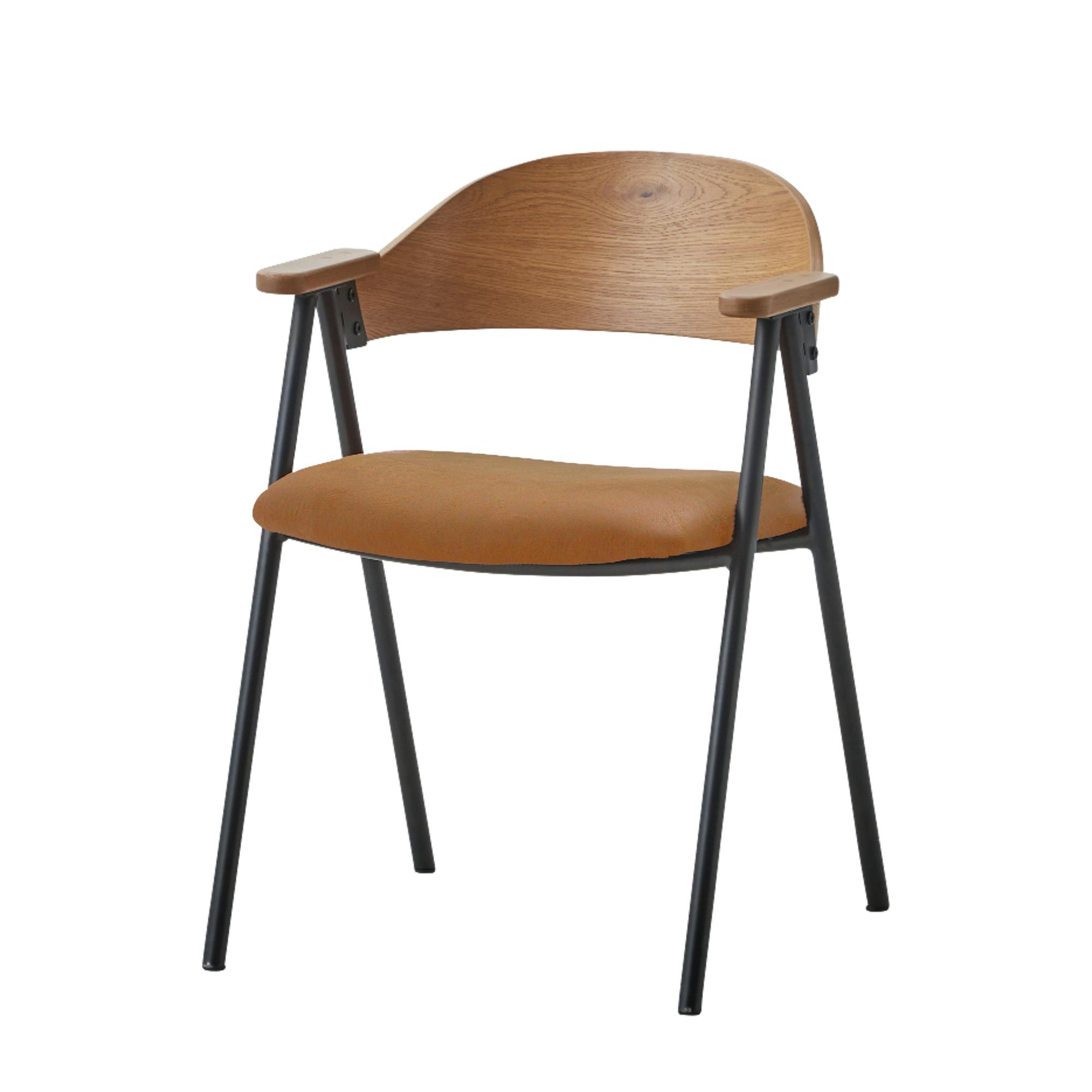 to meet ダイニングチェア リグレード ナチュラルフレーム レザー