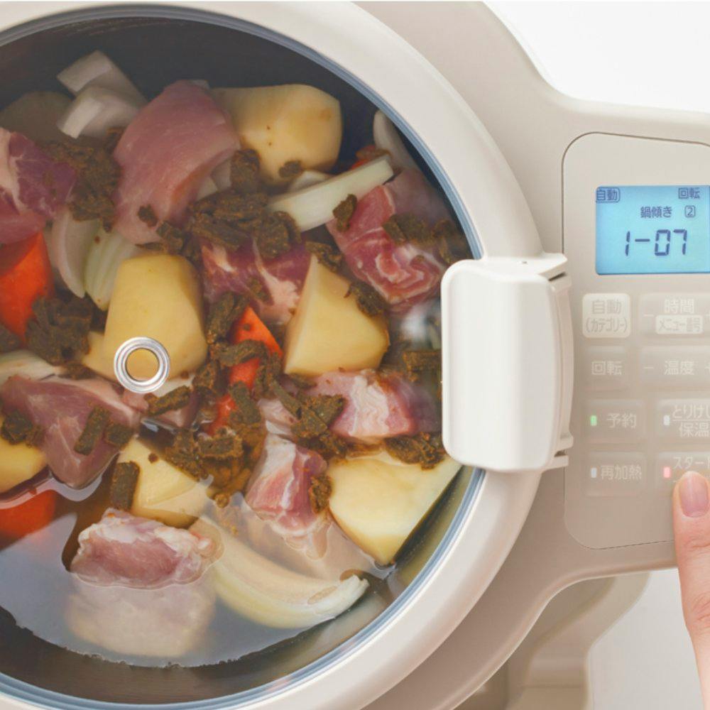 アイリスオーヤマ 自動かくはん式調理機 CHEF DRUM DAC-IB2-C