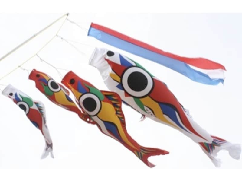 12SB72 岡本太郎 鯉のぼり オカモト200 吹流（三色)150cm ) 1アミック