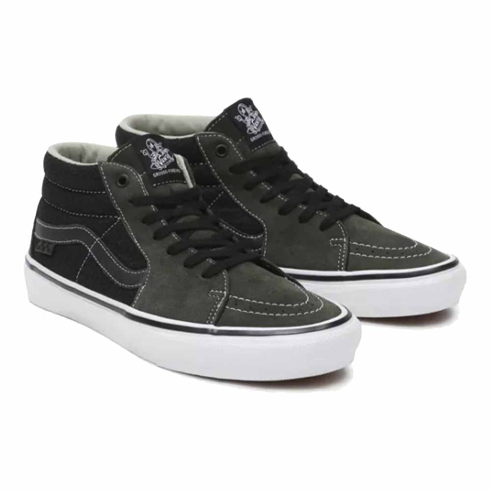 Tenis Vans Skate Grosso Mid_Camurça Forest Night V - Impar Skate