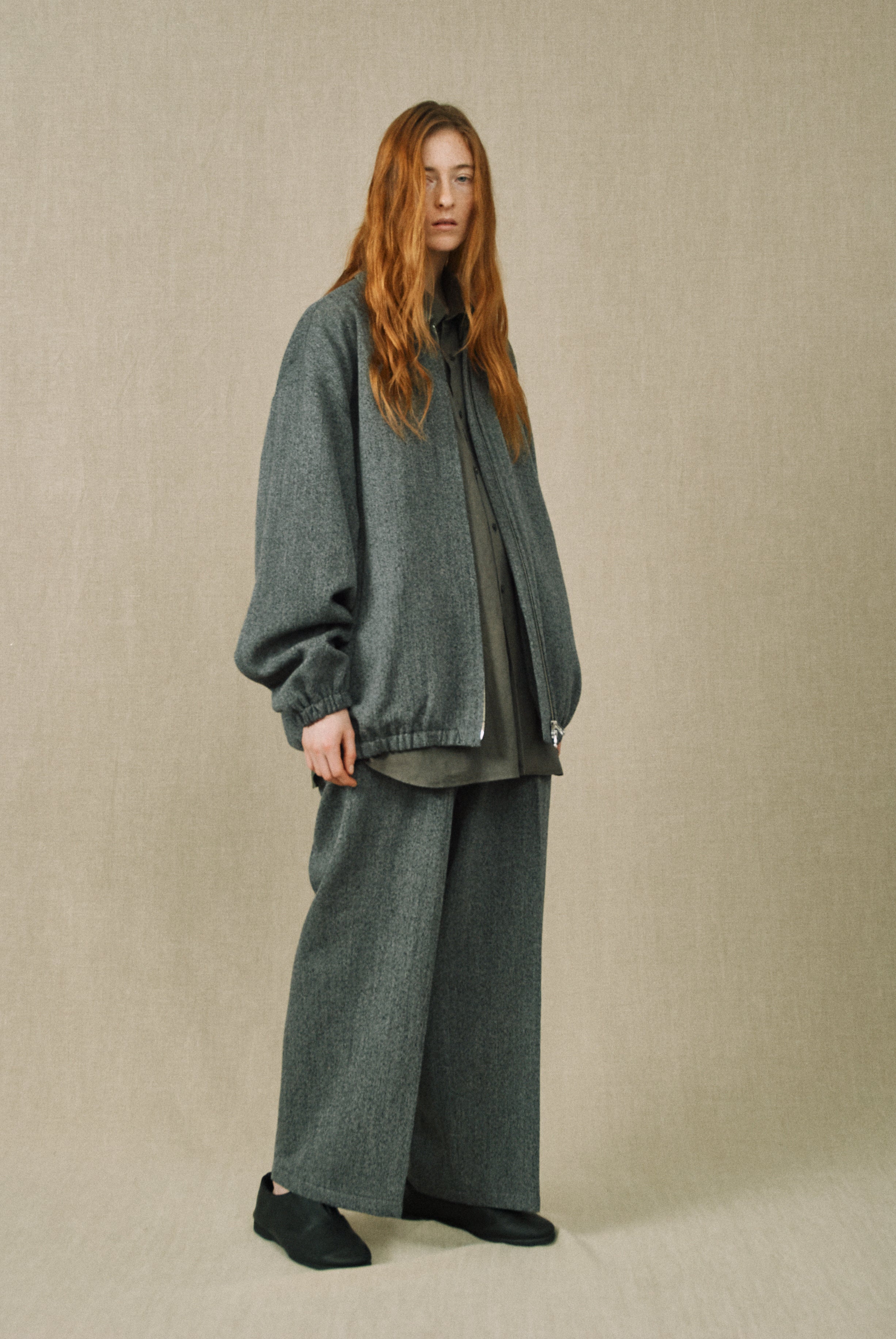 YOKO SAKAMOTO] OVERSIZED ZIP BLOUSON – In part