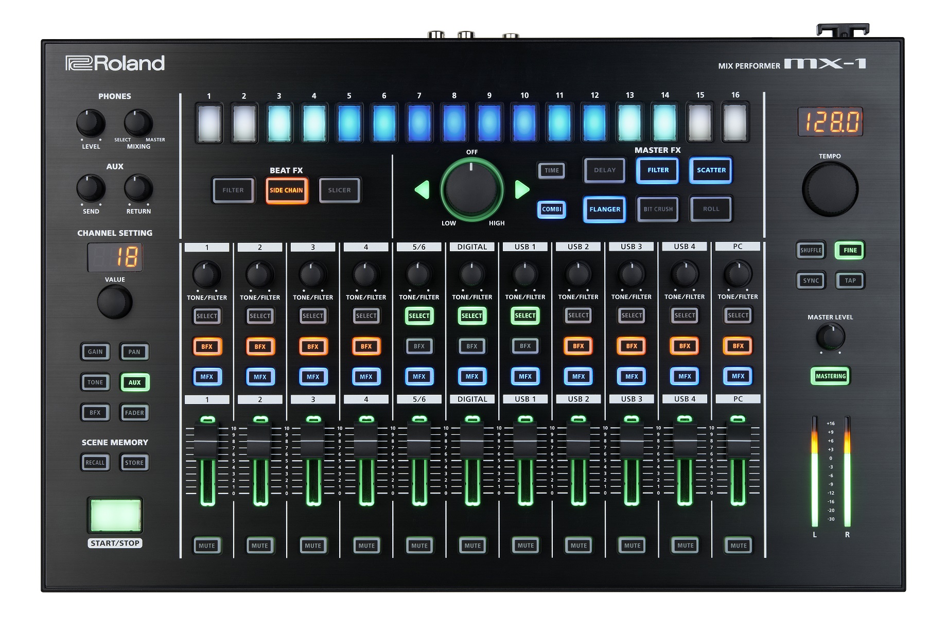 Roland AIRAシリーズの新製品、「演奏」するデジタル・ミキサー Mix