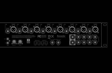 8つの マイクプリアンプと26イン28アウトのThunderbolt オーディオ