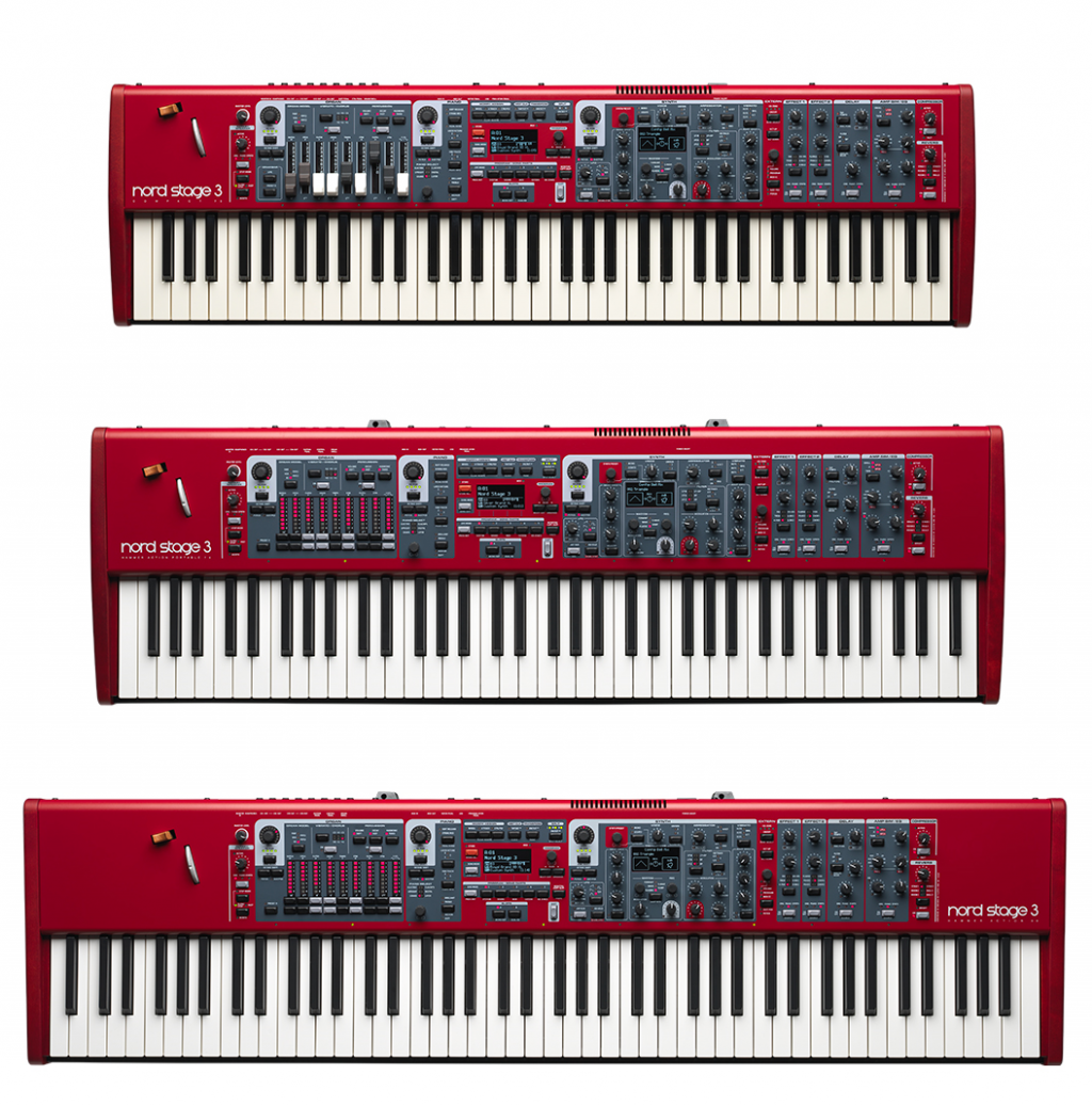 Nord のフラッグシップ・キーボード Nord stage 3 シリーズ登場