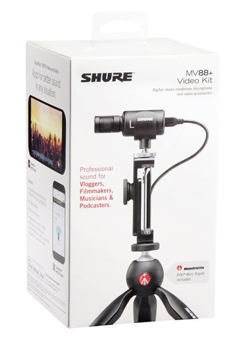 SHURE MV88+ ビデオキット | 録音・録画、編集、共有できる