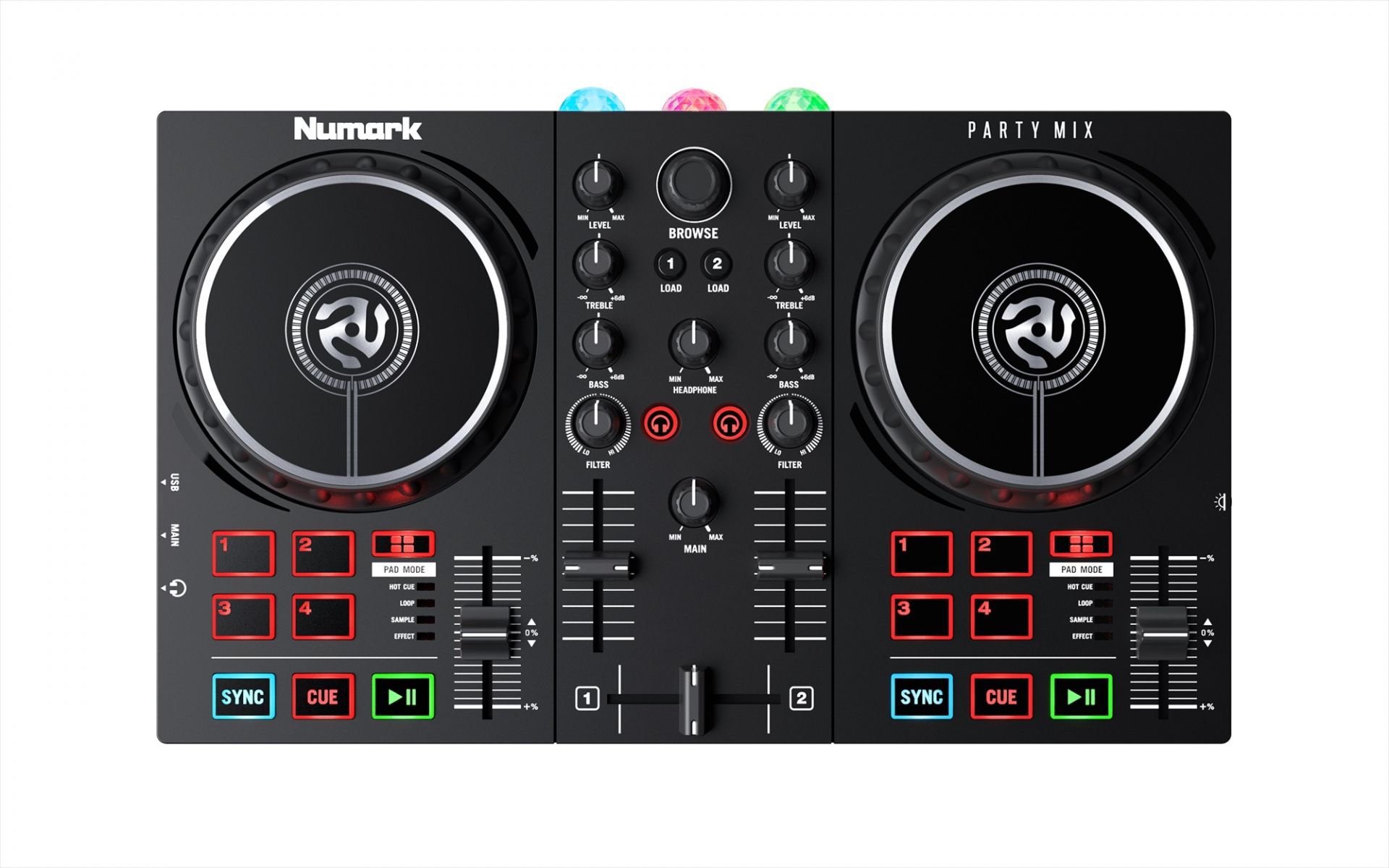 Numark : Party Mix II / Party Mix Live | 本格的なDJプレイが