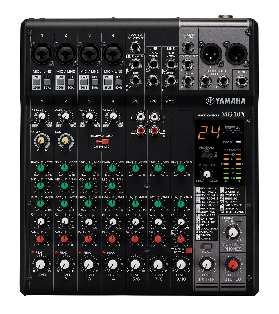 YAMAHA ” MG16X / MG12X / MG10X ” | SPXデジタルエフェクト搭載の