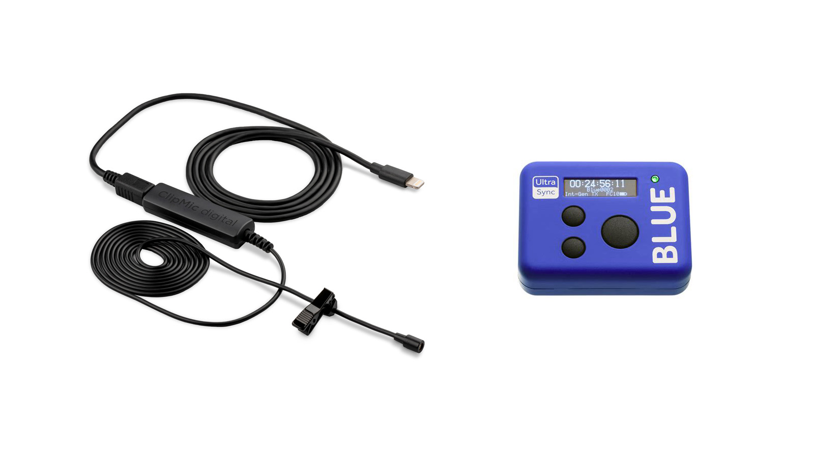APOGEE ClipMic DIGITAL 2 + UltraSync BLUE | ビデオと複数マイクの
