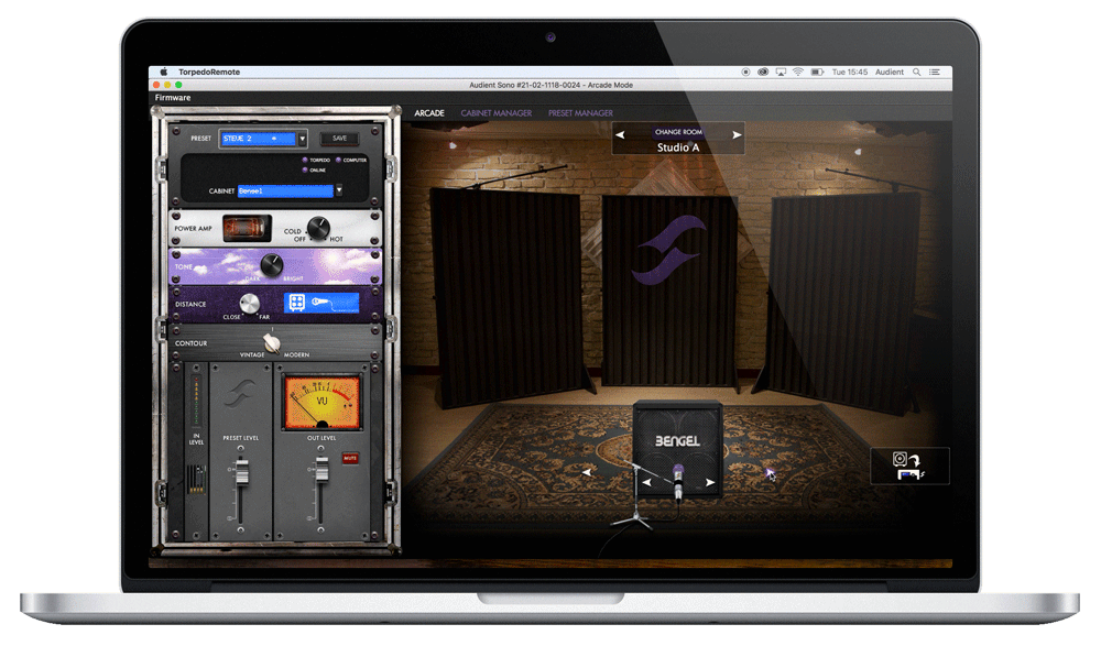 Audient Sono | アンプ＆キャビシミュレーター搭載！ギター録音のため