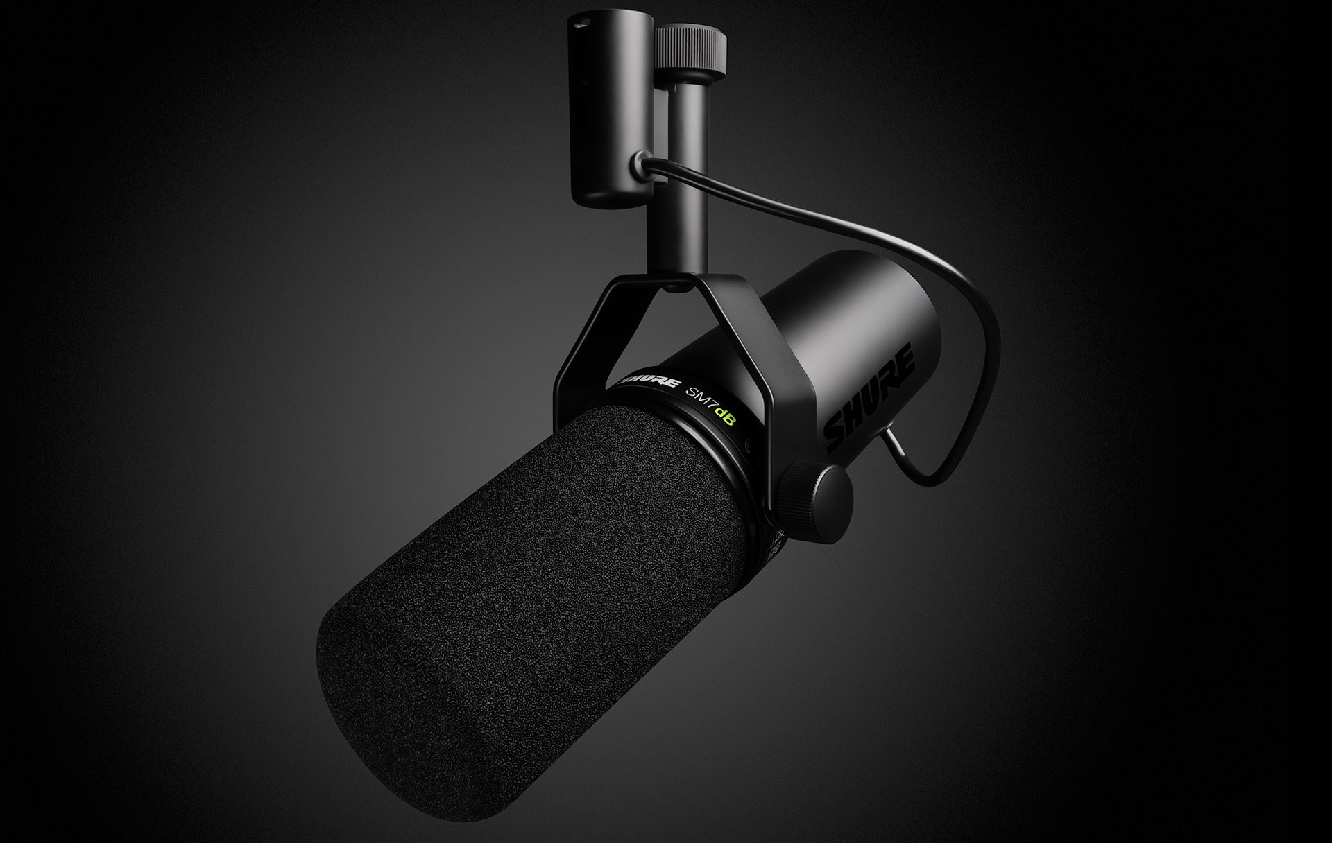 Shure SM7dB | SM7Bにプリアンプ内蔵し音量問題を解決する配信マイク