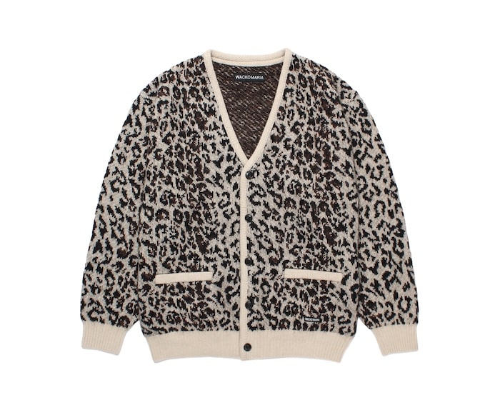 WACKO MARIA(ワコマリア)｜LEOPARD MOHAIR CARDIGAN ｜正規通販取扱店