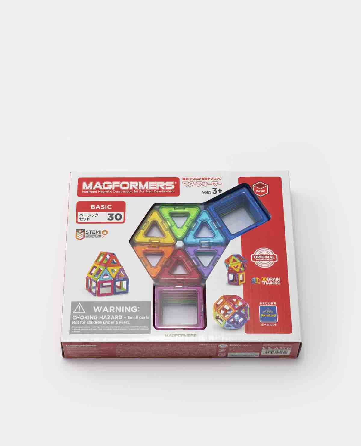 マグ フォーマーベーシックセット 30ピース マグネット おもちゃ