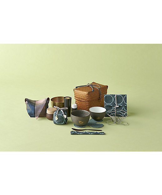 茶籠セット（安藤雅信）ブルー | 嘉門工藝/カモンコウゲイ | 三越