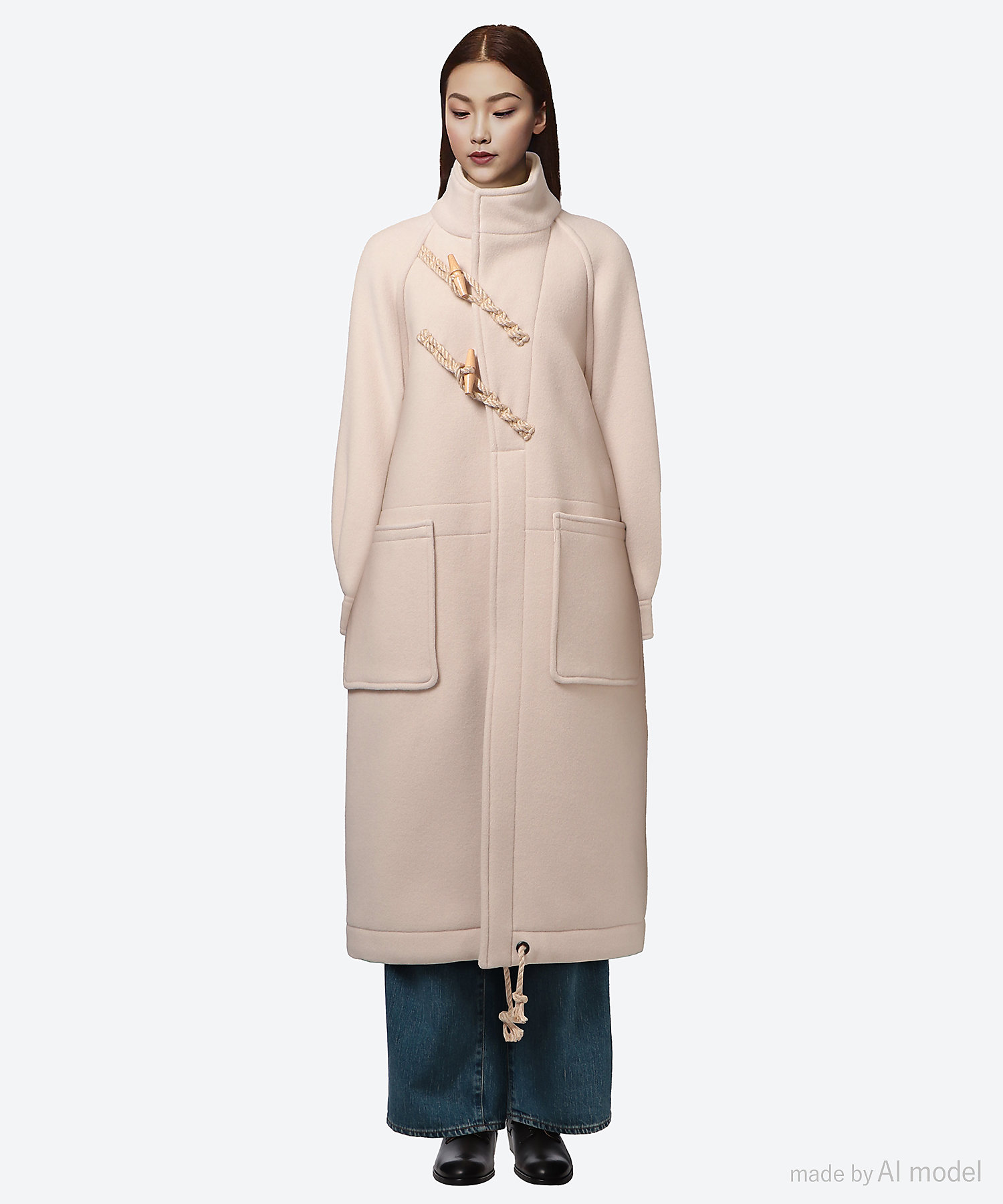 DOUBLE FACE DUFFEL COAT 17548 | HYKE