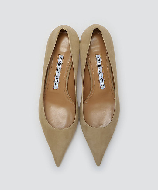 CUORE パンプス3．5cm BEIGE 0630CAMOSCIO