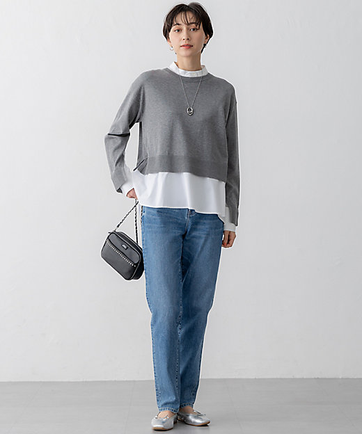 洗える】23区DENIM ボーイズテーパード パンツ