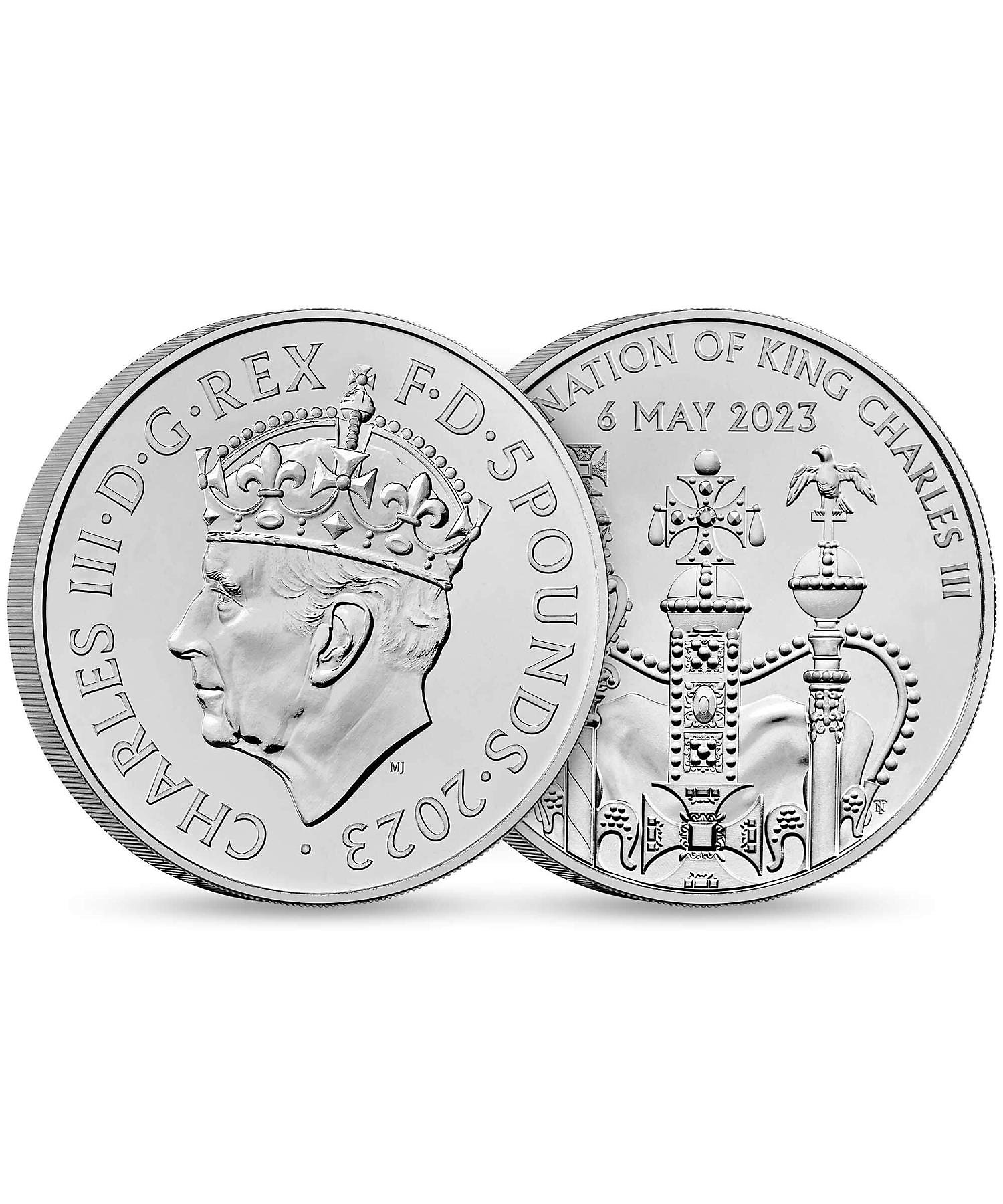 ☆チャールズ3戴冠式記念5ポンド白銅貨 | ROYALMINT/ロイヤルミント