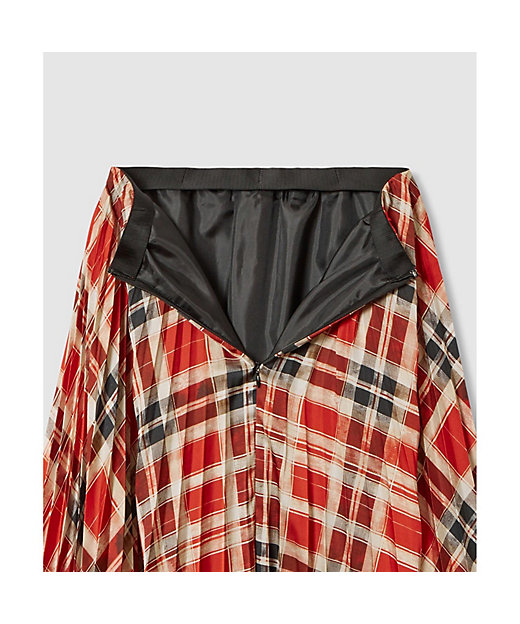 LISAチェックプリントプリーツスカート | allureville (Women