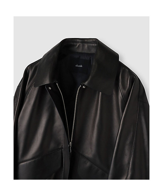 別注ラムレザーブルゾン | allureville (Women)/アルアバイル | 三越