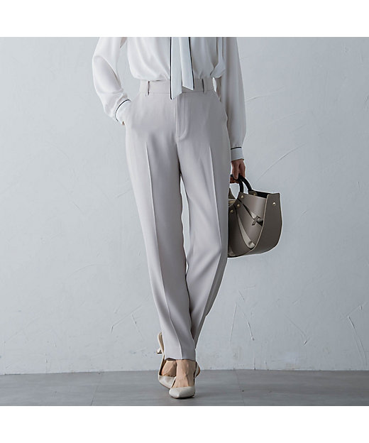 ライトダブルクロステーパードパンツ≪セットアップ対応／洗える／3