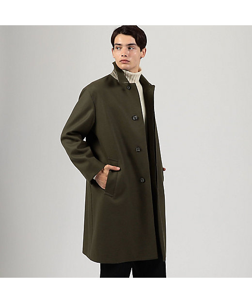 別注】MACKINTOSH DUNKELD ウールステンカラーコート