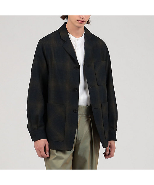 別注】PENDLETON ウール オンブレチェック ジャケット