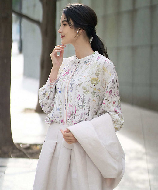 ボタニカルフラワーブラウス | CHRISTIAN AUJARD (Women)/クリスチャン