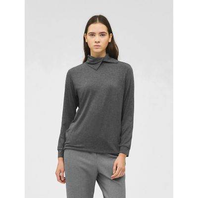 mizuiro ind アシンメトリーシャツプルオーバー | mizuiro