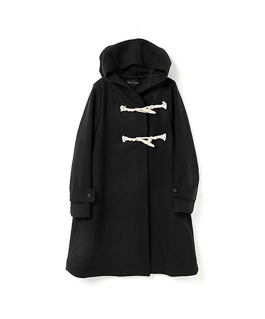 mizuiro ind Aラインフード付きコート | mizuiro ind