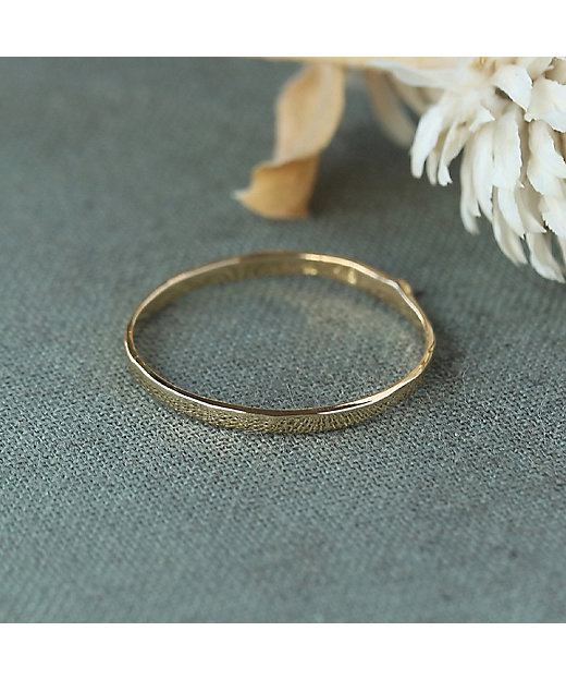 little emblem ゴールド平打ちリング LE－AR96