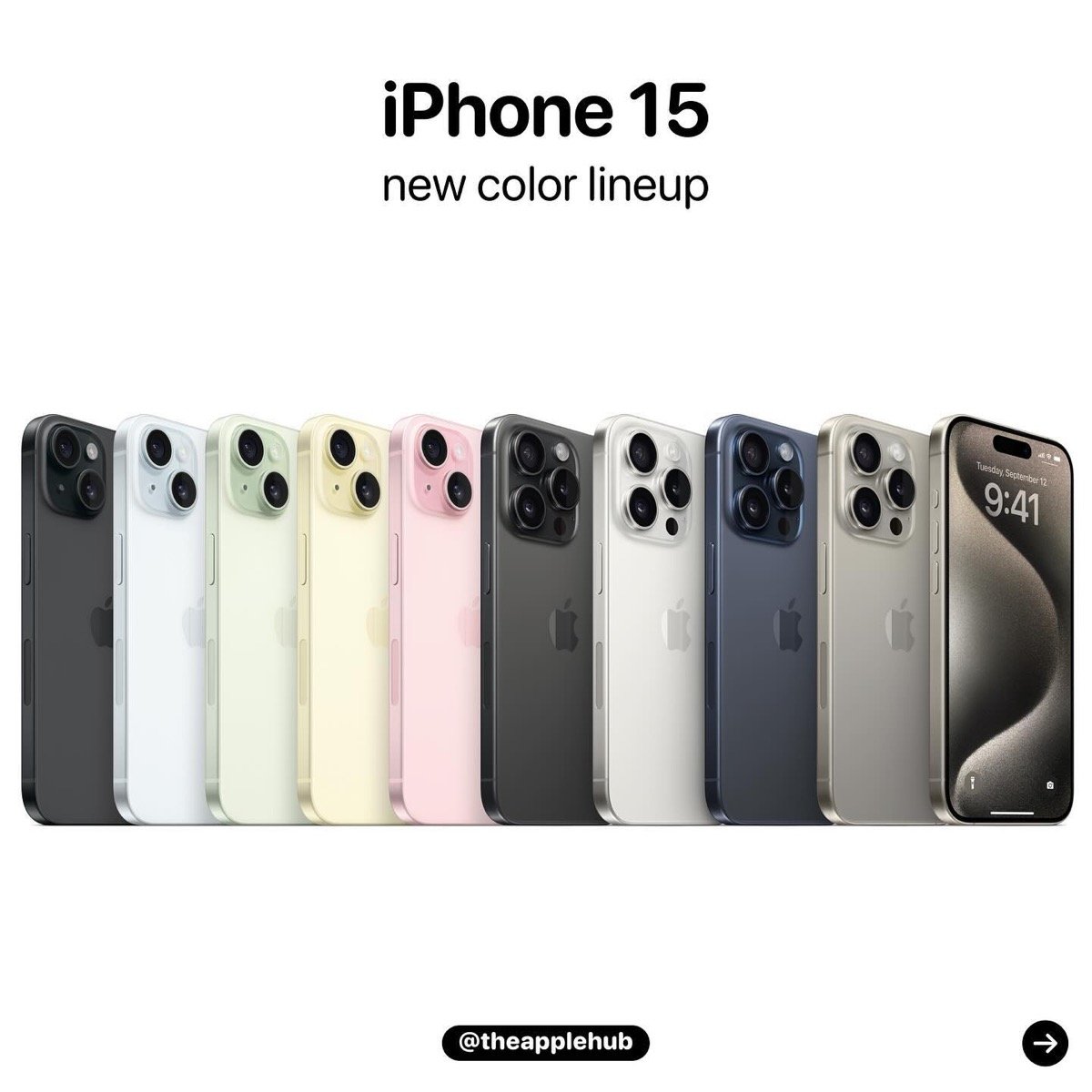 iPhone15/15 Proシリーズのバッテリー容量判明〜前モデルと比較