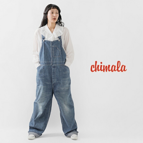 chimala チマラ デニム オーバーオール cs39-wp09-mn | iroma..aranciato