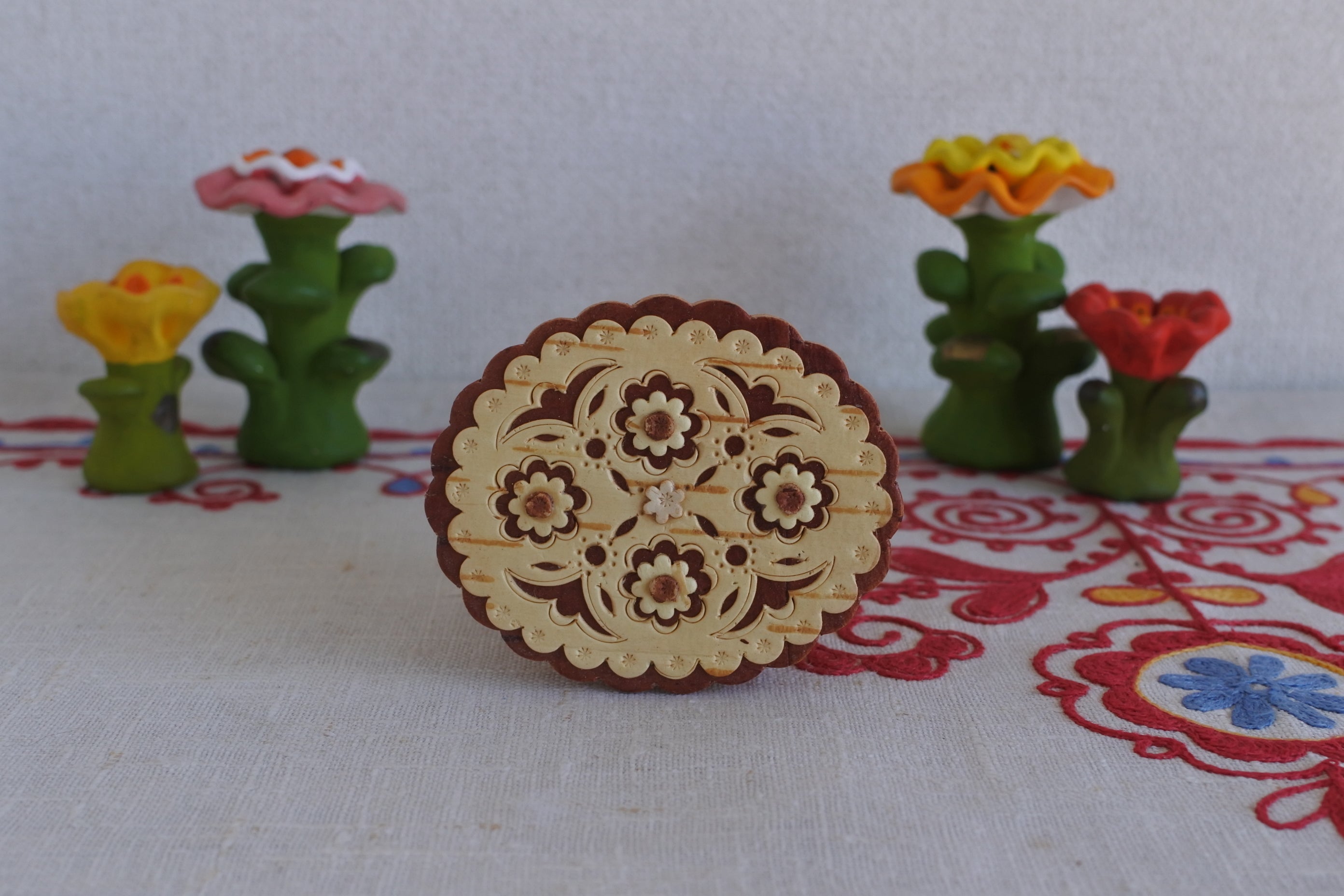 白樺細工ベレスタ ボックス 小箱 白樺樹皮 アクセサリーケース