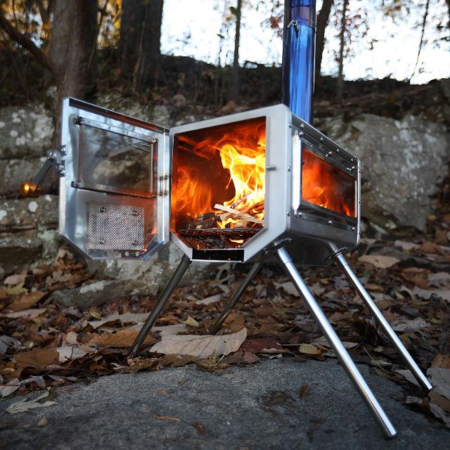 ワークタフストーブ500 両面ガラス/WORK TUFFSTOVE500 薪ストーブ