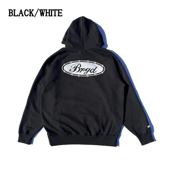 バスブリゲード BASS BRIGADE OVAL BRGD LOGO HOODIE メンズ パーカー