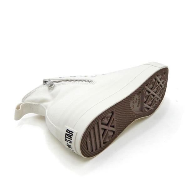 CONVERSE（コンバース） レディース スニーカー ジップ 白 厚底