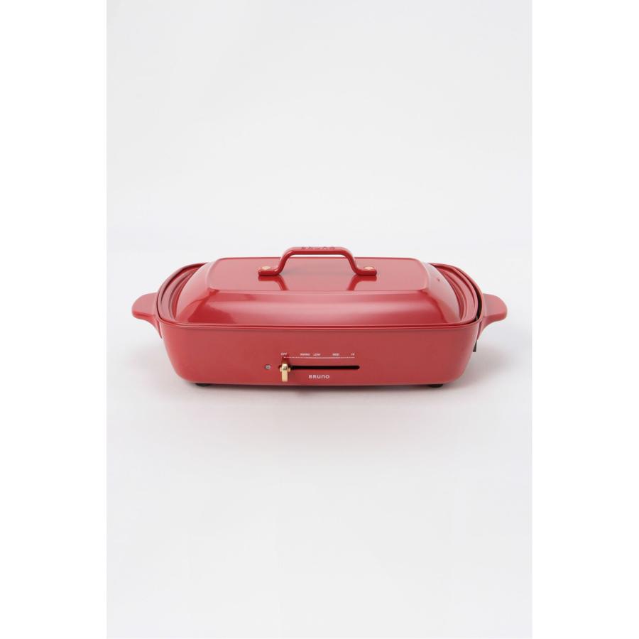 BRUNO（ブルーノ） ホットプレート グランデサイズ レッド 他 ホワイト