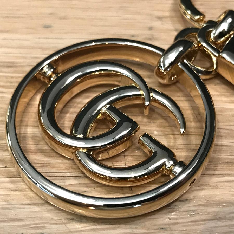 GUCCI（グッチ） 【新品同様】グッチ ダブルG キーチェーン キーリング