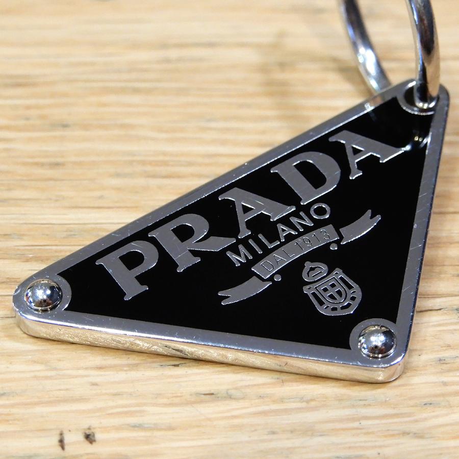 PRADA（プラダ） 【良品】プラダ トライアングルロゴ ピアス 三角ロゴ