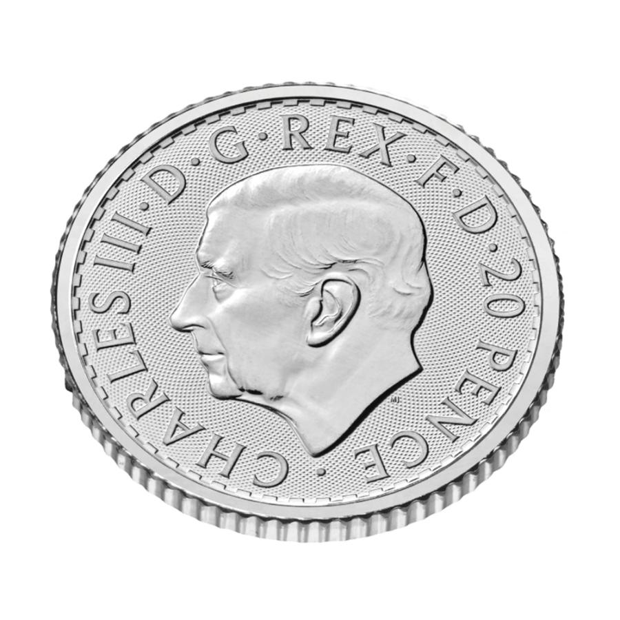 イギリス 2025 チャールズ3世 ブリタニア 1/10オンス 銀貨 【160枚