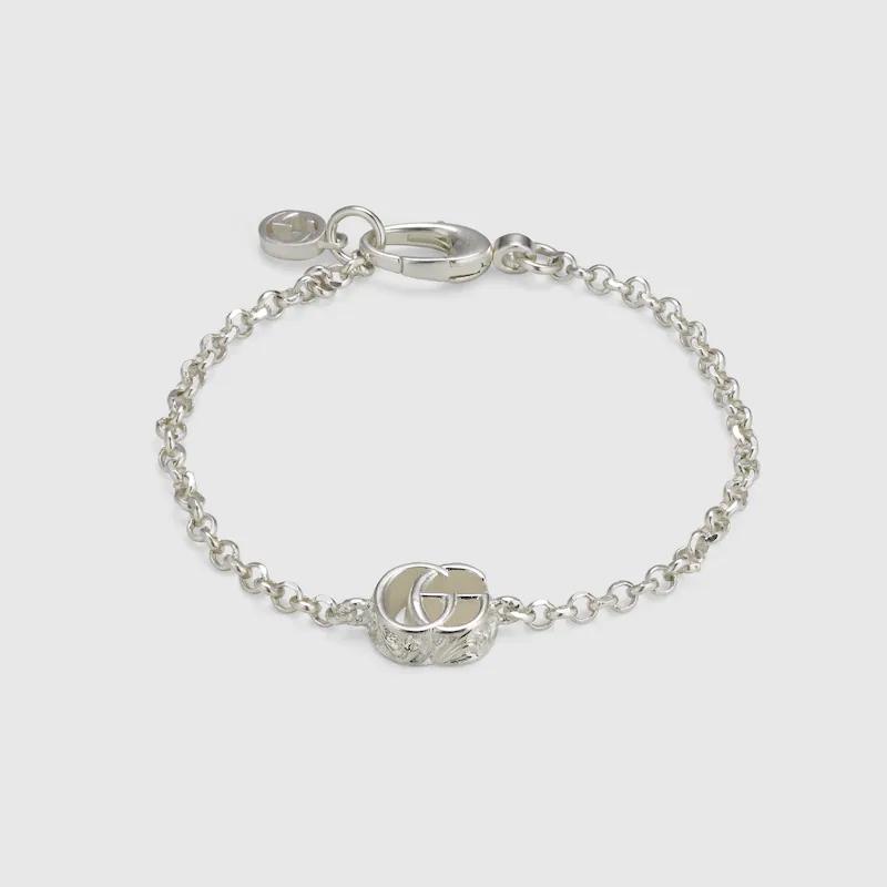 GUCCI（グッチ） ブレスレット シルバー ダブルG ブランドアクセサリー