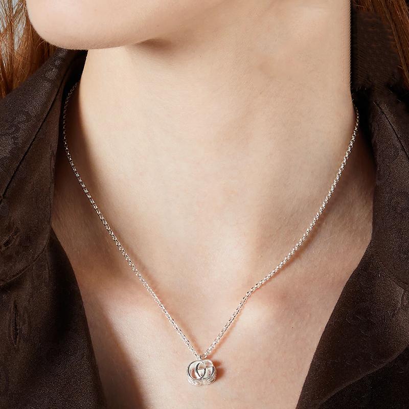 GUCCI（グッチ） ダブルG ネックレス スターリングシルバー