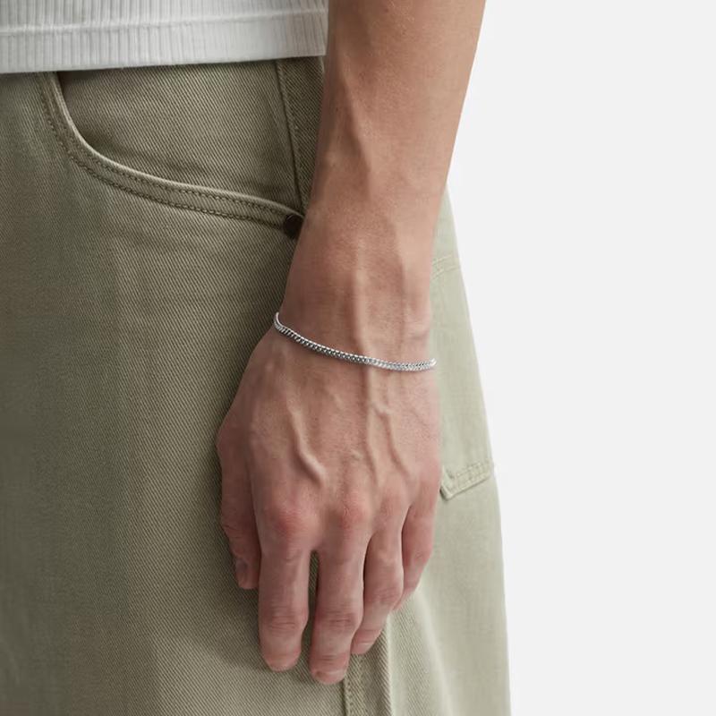 TOM WOOD（トムウッド） ブレスレット CURB BRACELET M シルバー 925