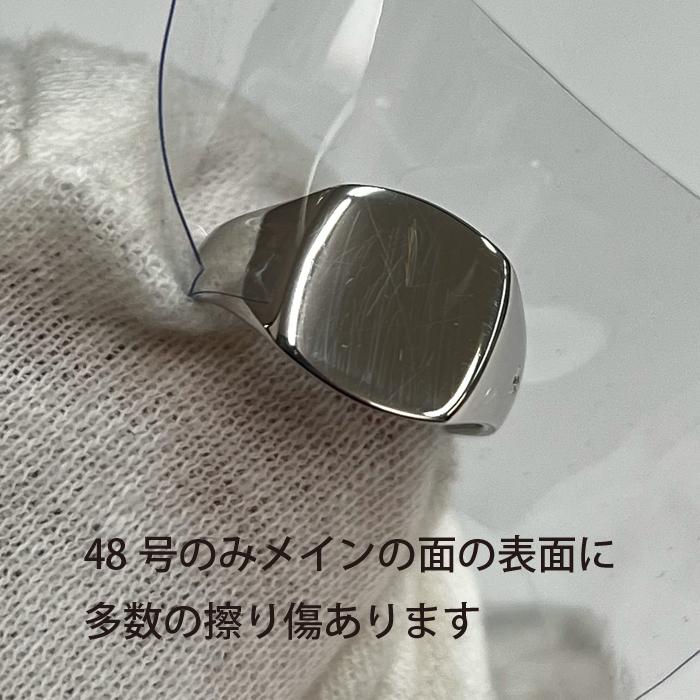 TOM WOOD（トムウッド） Mini Signet Cushion リング メンズ