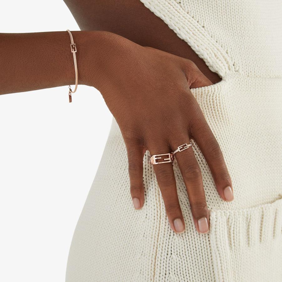 FENDI（フェンディ） FF バゲット リング 8AG982 8AG982B08F0CJ4