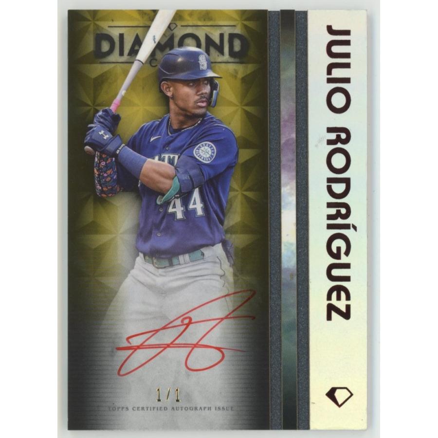 Julio Rodriguez 直筆サインカード 2020 Leaf Draft Julio Rodriguez