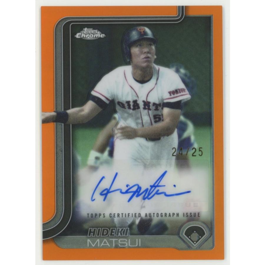 松井秀喜/読売巨人 2025 Topps Chrome NPB トップスクローム プロ野球