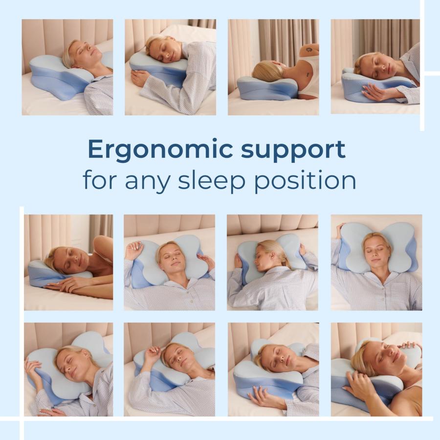 Derila Ergo デリラエルゴ 枕 頚椎ネックピロー 睡眠用 人間工学的枕