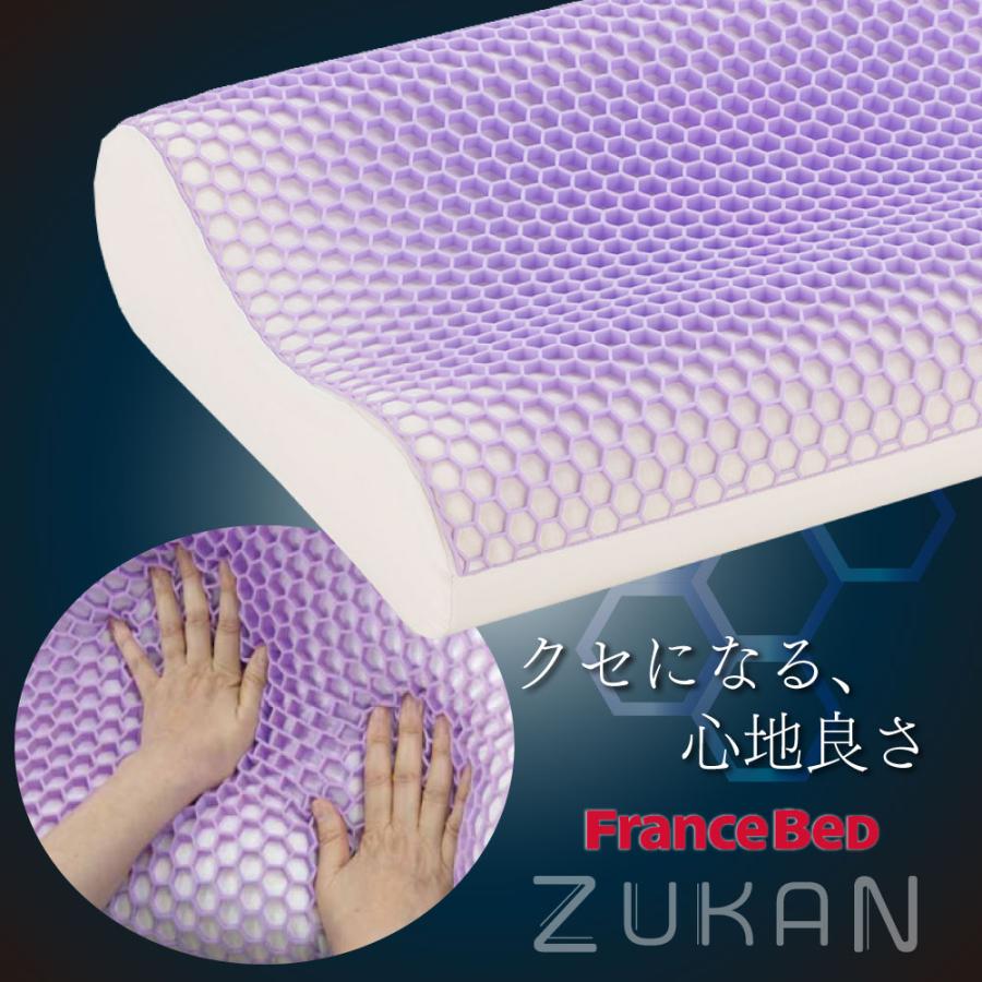 フランスベッド（FRANCEBED） ズカンピロー 枕 ZUKAN PILLOW 蒸れない