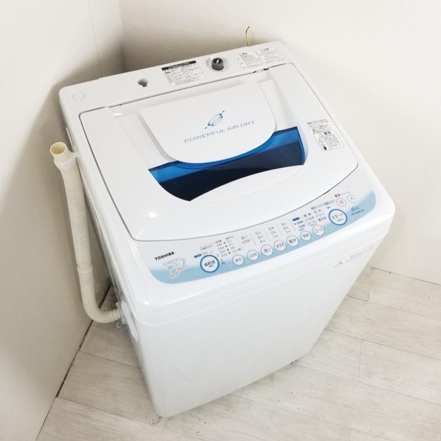 TOSHIBA（東芝） 中古 6.0kg 全自動洗濯機 ピュアホワイト AW-60GF